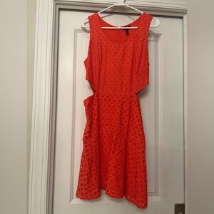 Jessica Simpson Marisa Cutout Eyelet Dress